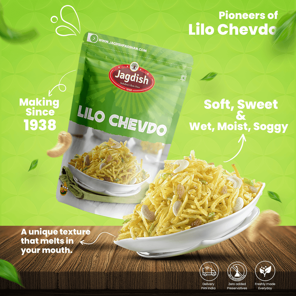 Jagdish Lilo Chevdo-250gms