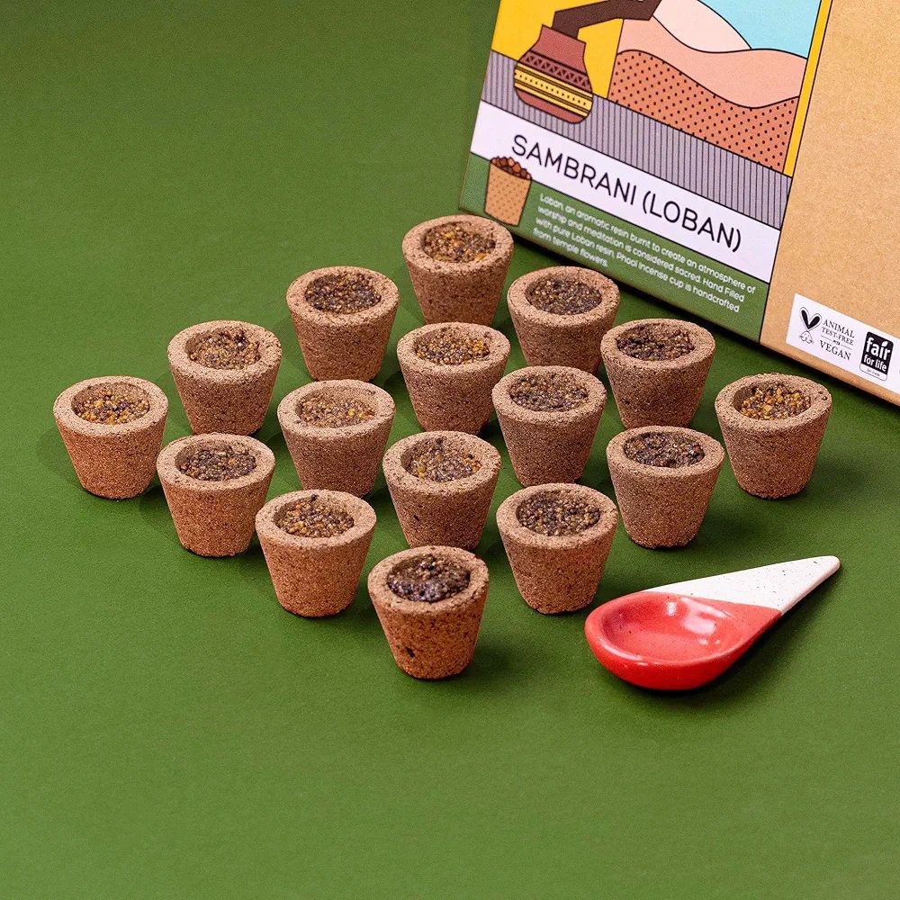 PHOOL LUXURY INCENSE Sandalwood Havan Cups