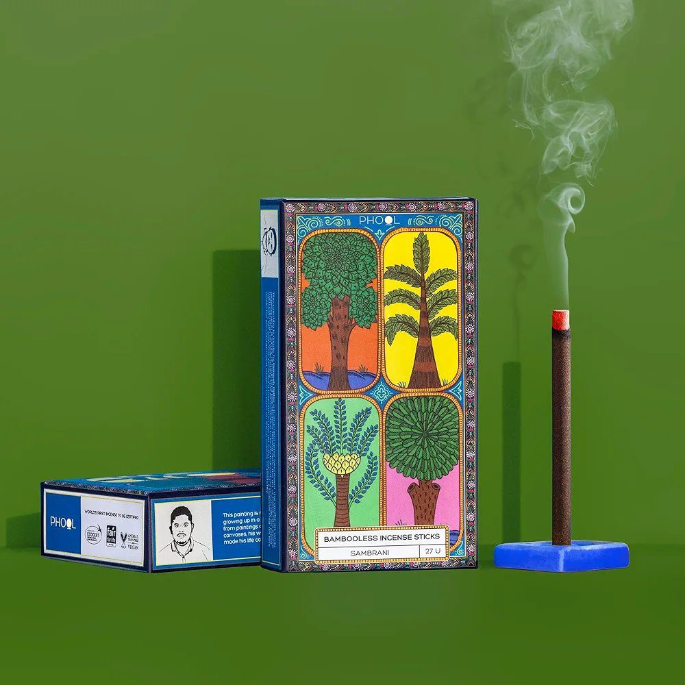 PHOOL LUXURY INCENSE Bambooless Incense Sticks Sambrani