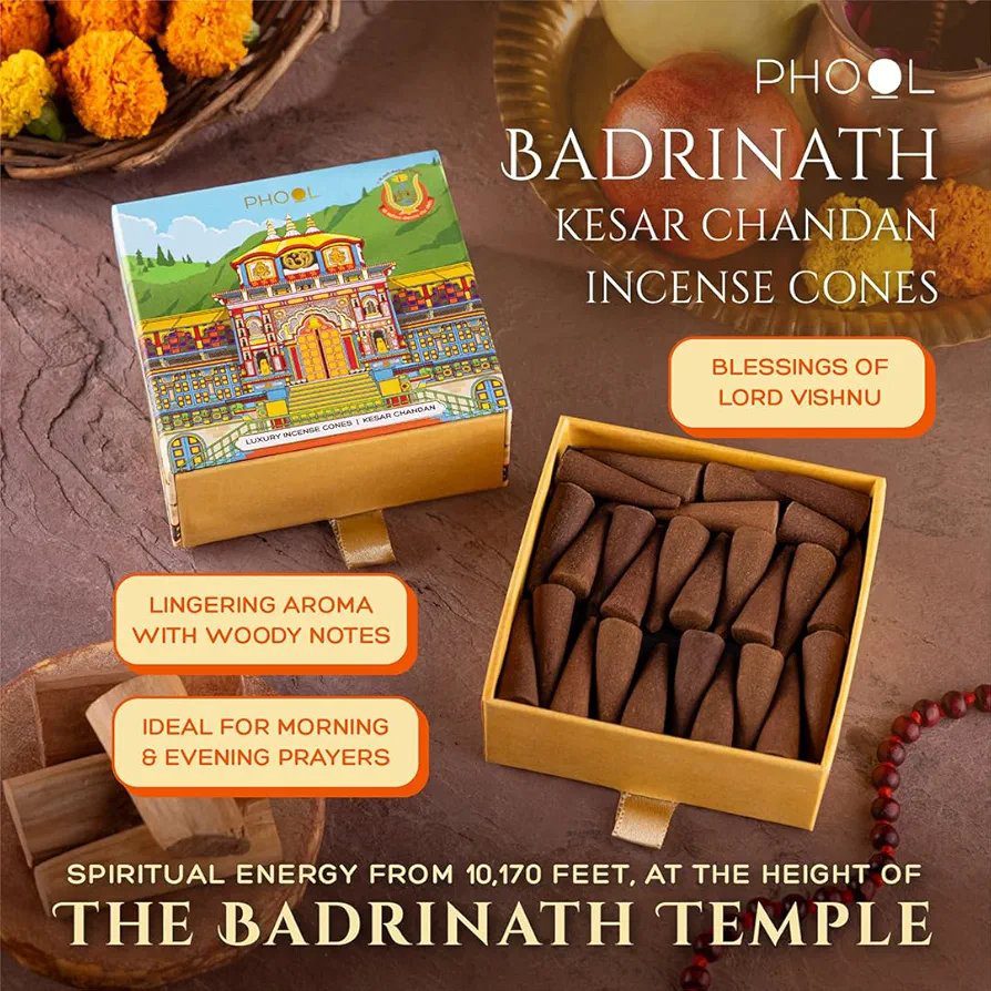 PHOOL LUXURY INCENSE Badrinath Incense Cones