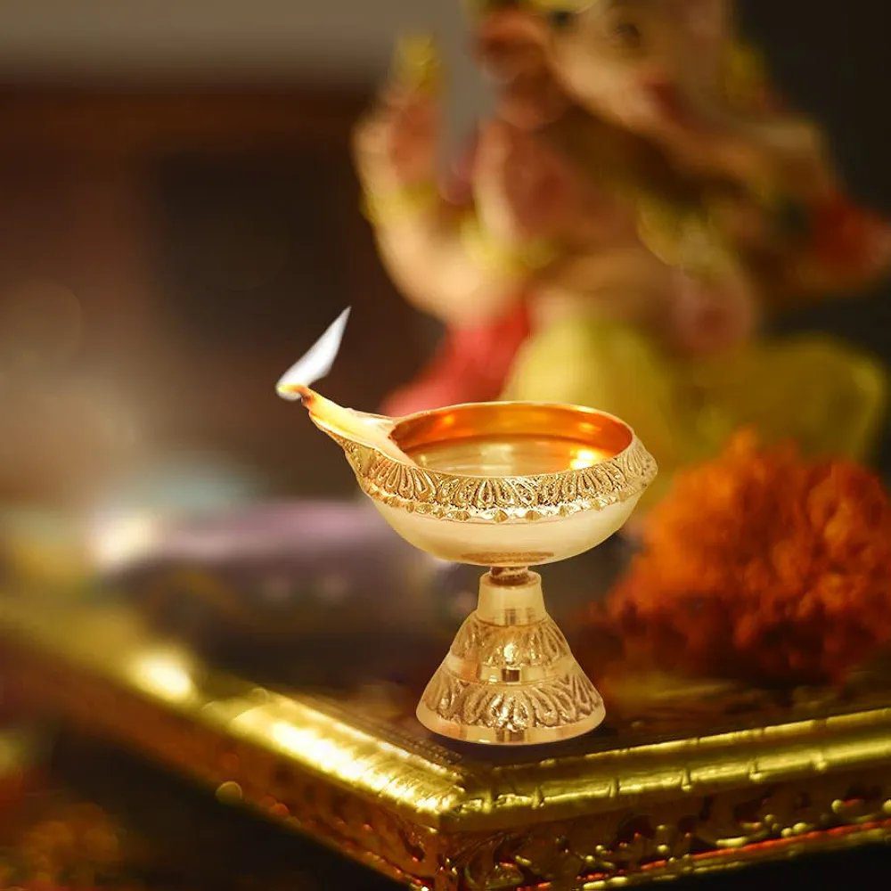 Shubhkart Kuber Diya with Stand