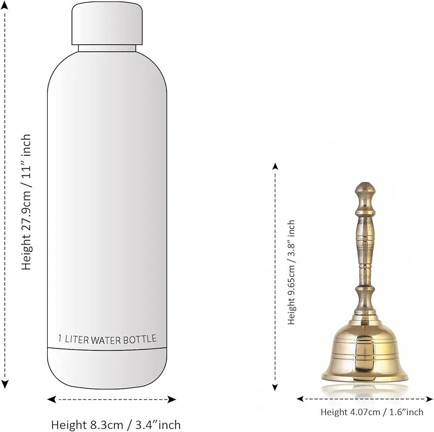 Craftvatika Brass Hand Bell