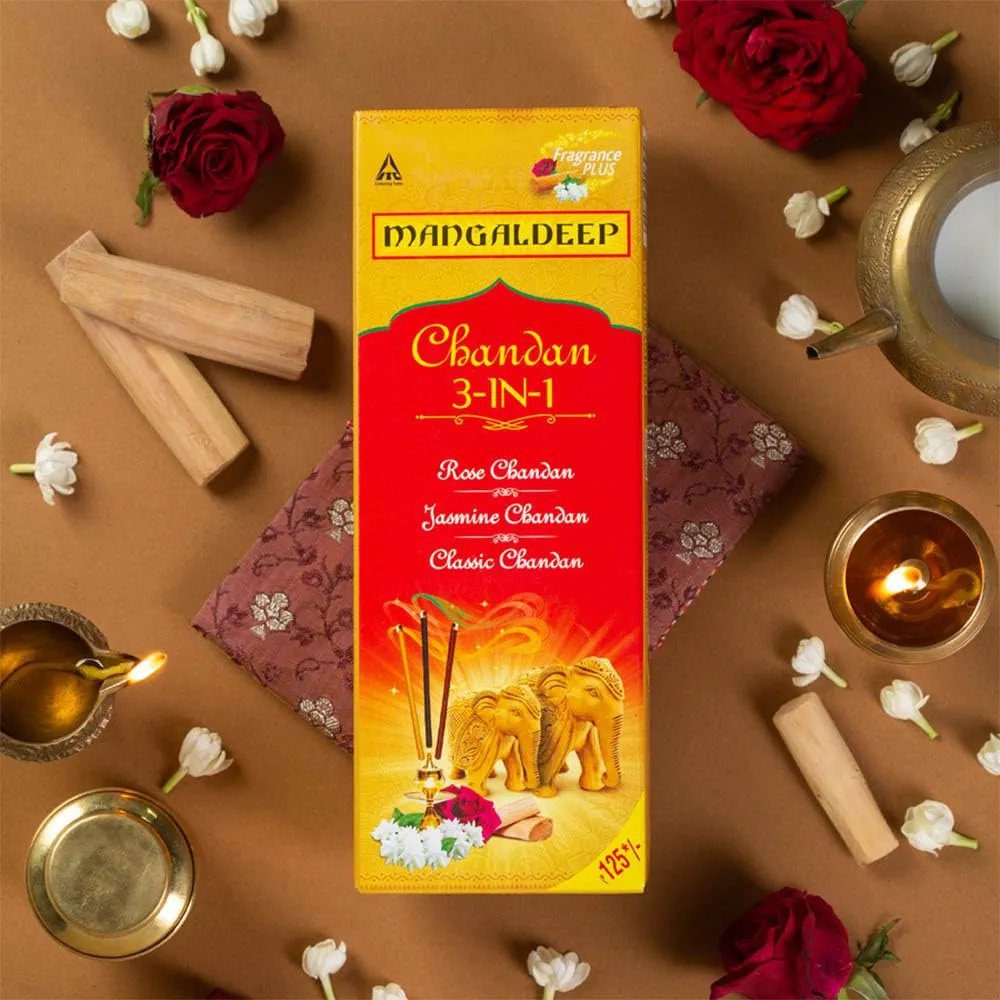 Mangaldeep Chandan 3in1 Agarbatti