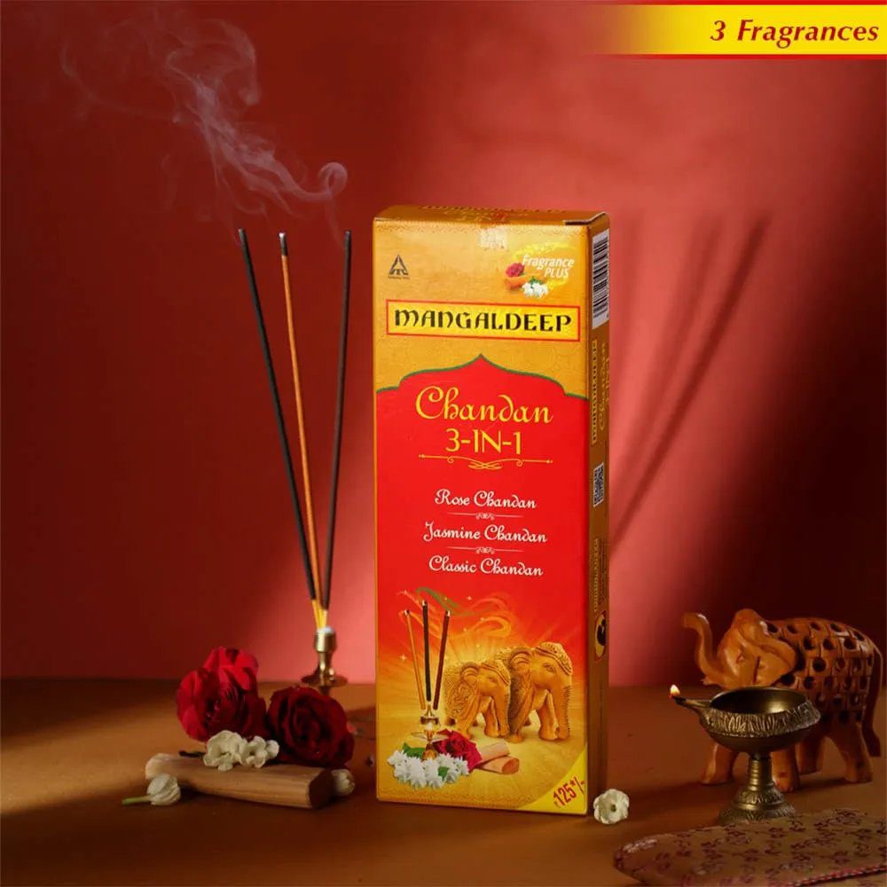 Mangaldeep Chandan 3in1 Agarbatti