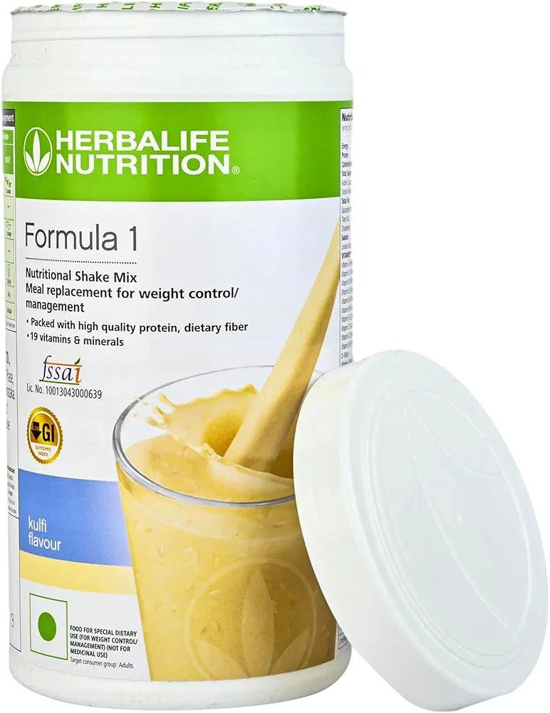 Herbalife Formula 1 Nutritional Shake Mix – Kulfi Flavor | 500g | Meal Replacement