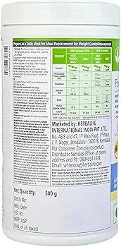 Herbalife Formula 1 Nutritional Shake Mix – Kulfi Flavor | 500g | Meal Replacement
