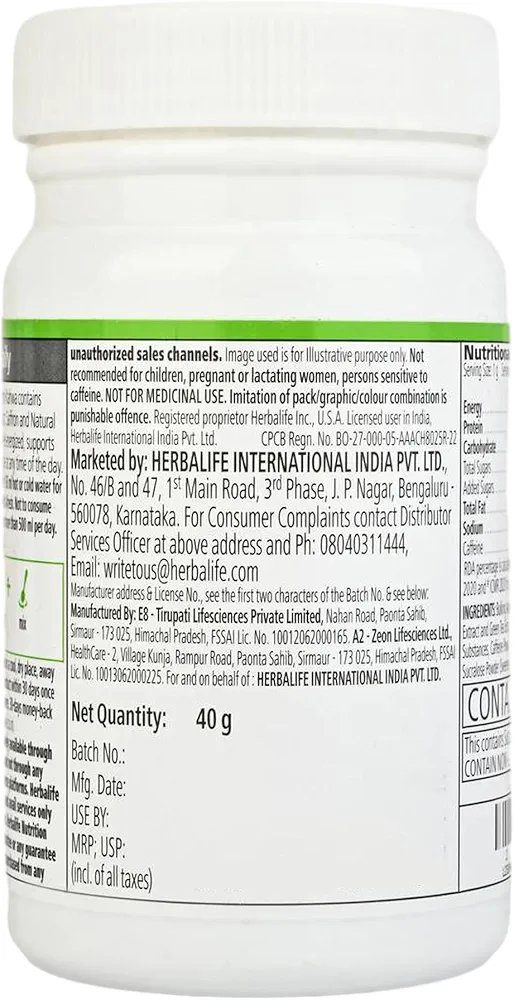 HERBALIFE Afresh Energy Drink Mix Kashmiri Kahwa 40 g (pack of 2)