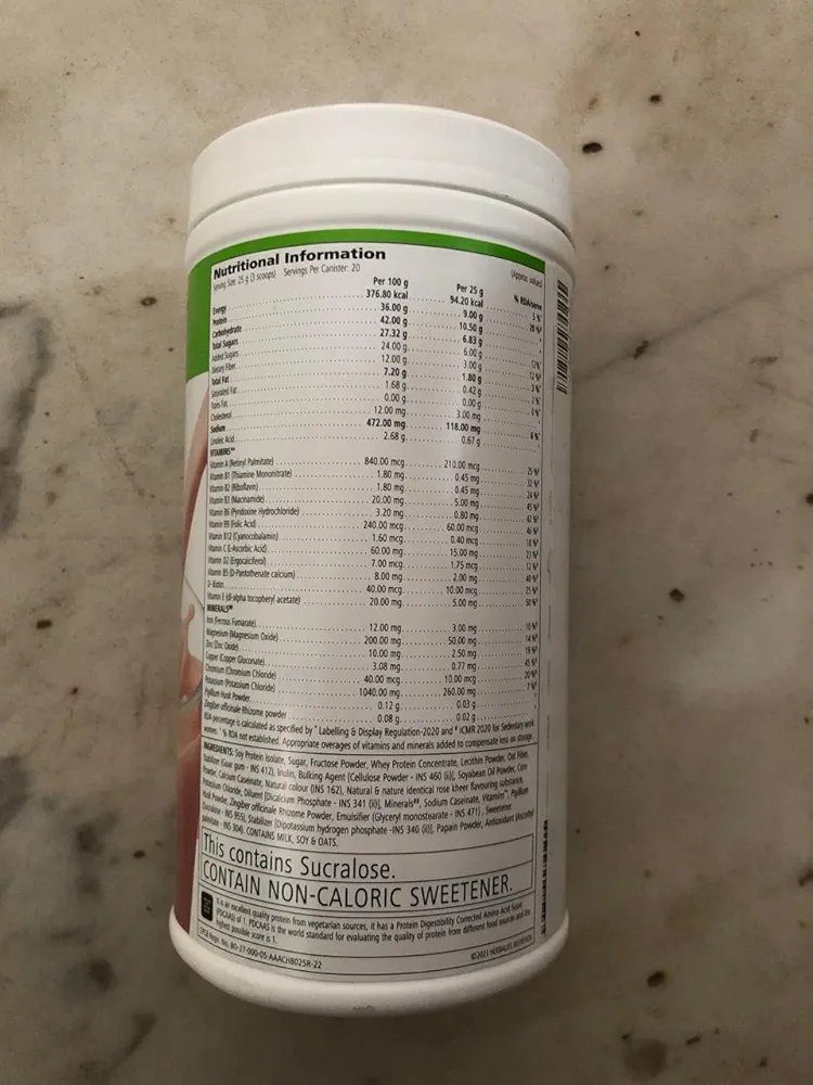 Herbalife Formula 1 Nutritional Shake Mix – Rose Kheer Flavor | 500g | Meal Replacement