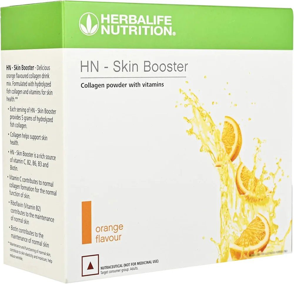 Herbalife Hn - Skin Booster Powder (Orange Flavour) - Pack Of 30 Servings,1 Count