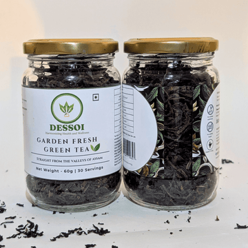 DESSOI NATURALS First Flush  Green Tea | Has Antioxidants, Improves Metabolism, and Weight Management | 60g