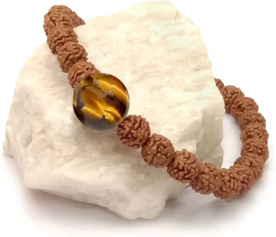Chitshakti Lab Certified Original Panchmukhi Rudraksha Bracelet |