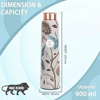 MERCAPE® - 100% Pure Copper Water Bottle |
