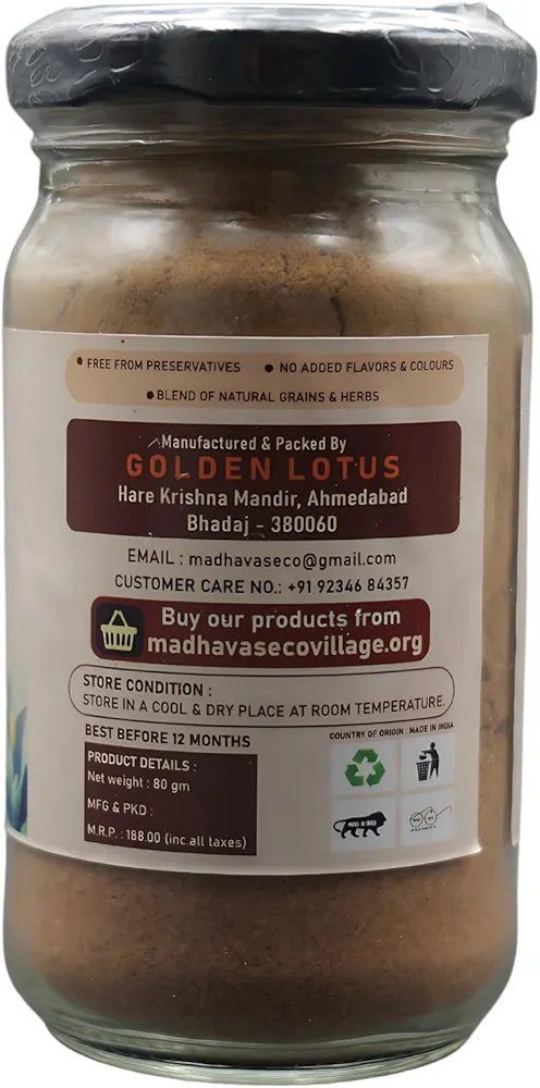 MADHAVA'S 90g Vedic Coffee Powder | Traditional Ayurvedic Formula