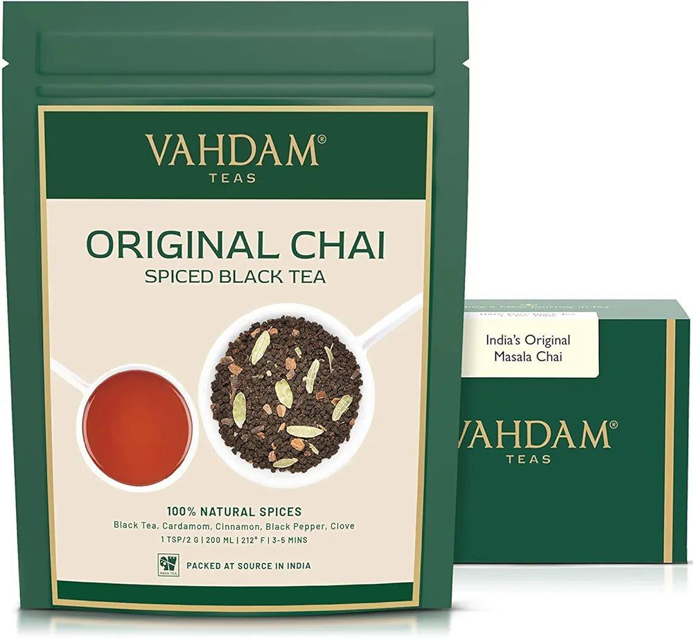 VAHDAM India's Original Masala Chai Tea Loose Leaf Blend Of Black Tea 100g
