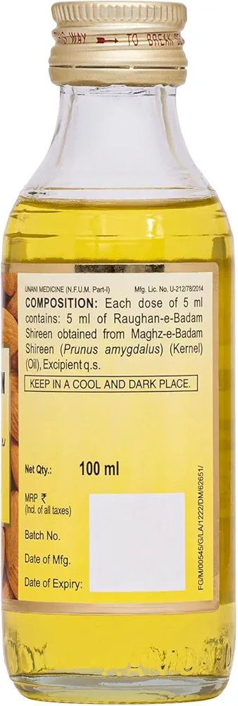 Hamdard RAUGHAN-E-BADAM SHIREEN 100 ML