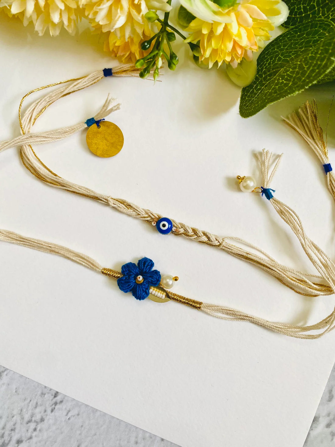 Bhai Bhabhi Evil Eye Rakhi & Captain America Kids Rakhi