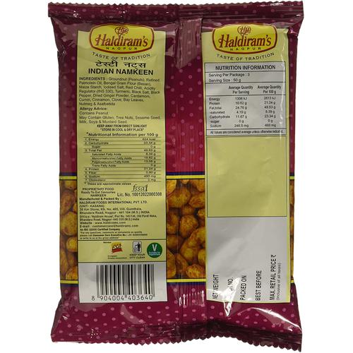 Haldiram's Namkeen - Tasty Nuts -350 gm