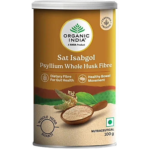 Organic India Isabgol Whole Psyllium Husk Powder - 100g