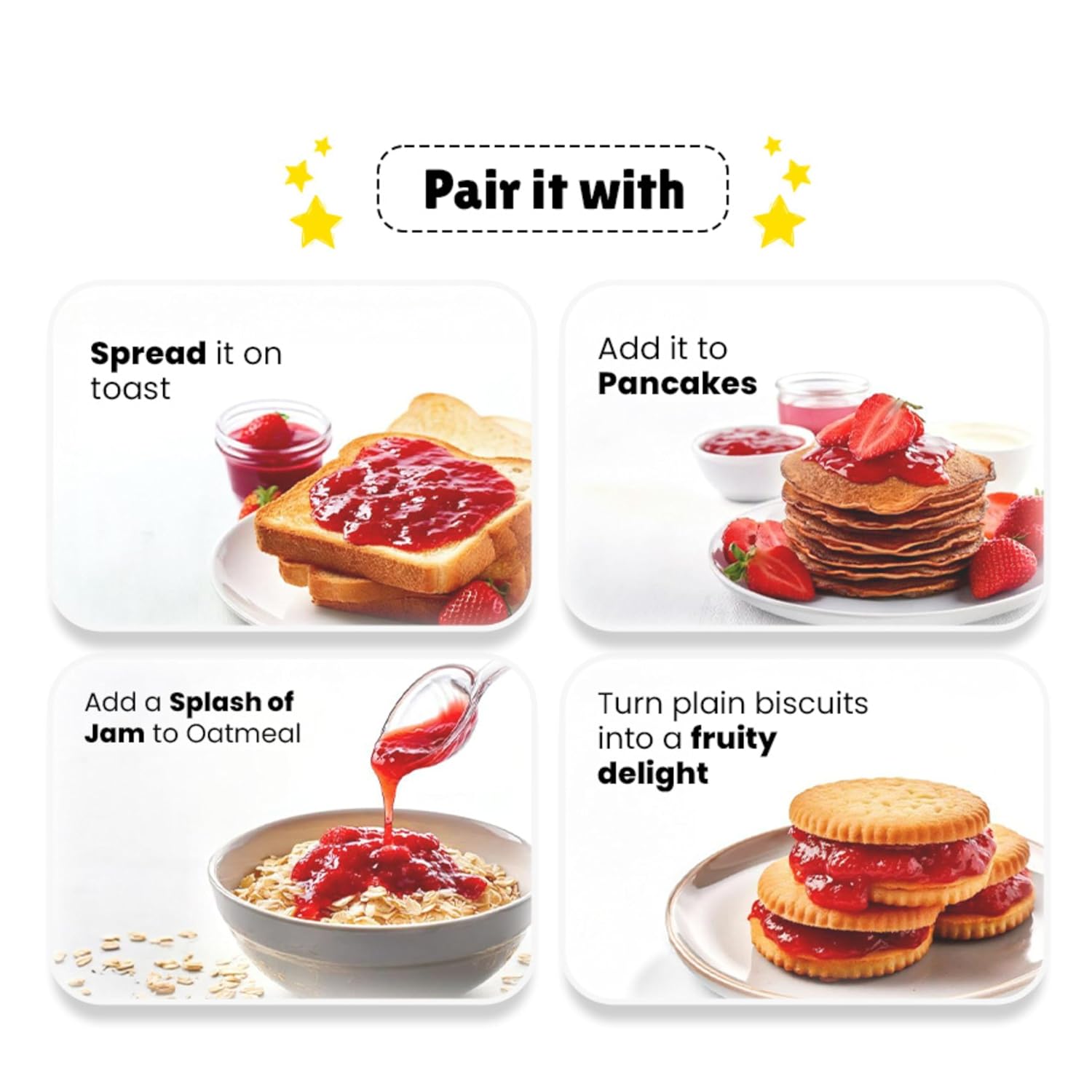 Little Joys Strawberry Honey Jam - Kids &amp; Adult 220g