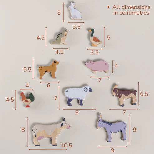 Gubbachhi Once Upon A Farm - 10 Animals, Play Mat & Story Booklet