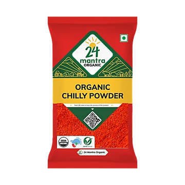 24 Mantra Organic Chilli Powder, 100 g Pouch