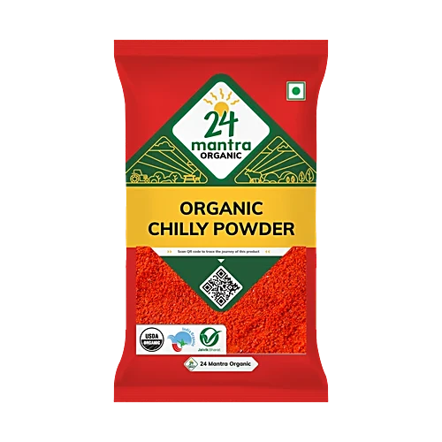 24 Mantra Organic Chilli Powder, 100 g Pouch