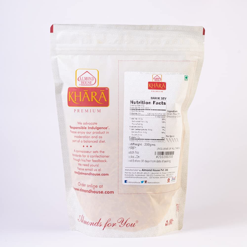 Almond House Barik Sev- 200 Grams