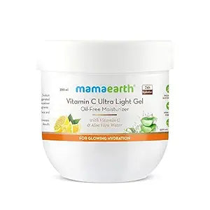 Mamaearth Vitamin C Ultra Light Gel Oil-Free Moisturizer - 200 ml