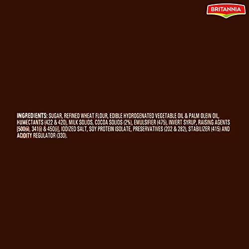 Britannia Gobbles Cake 100% Veg Bar Cake Chocolate - 60 G