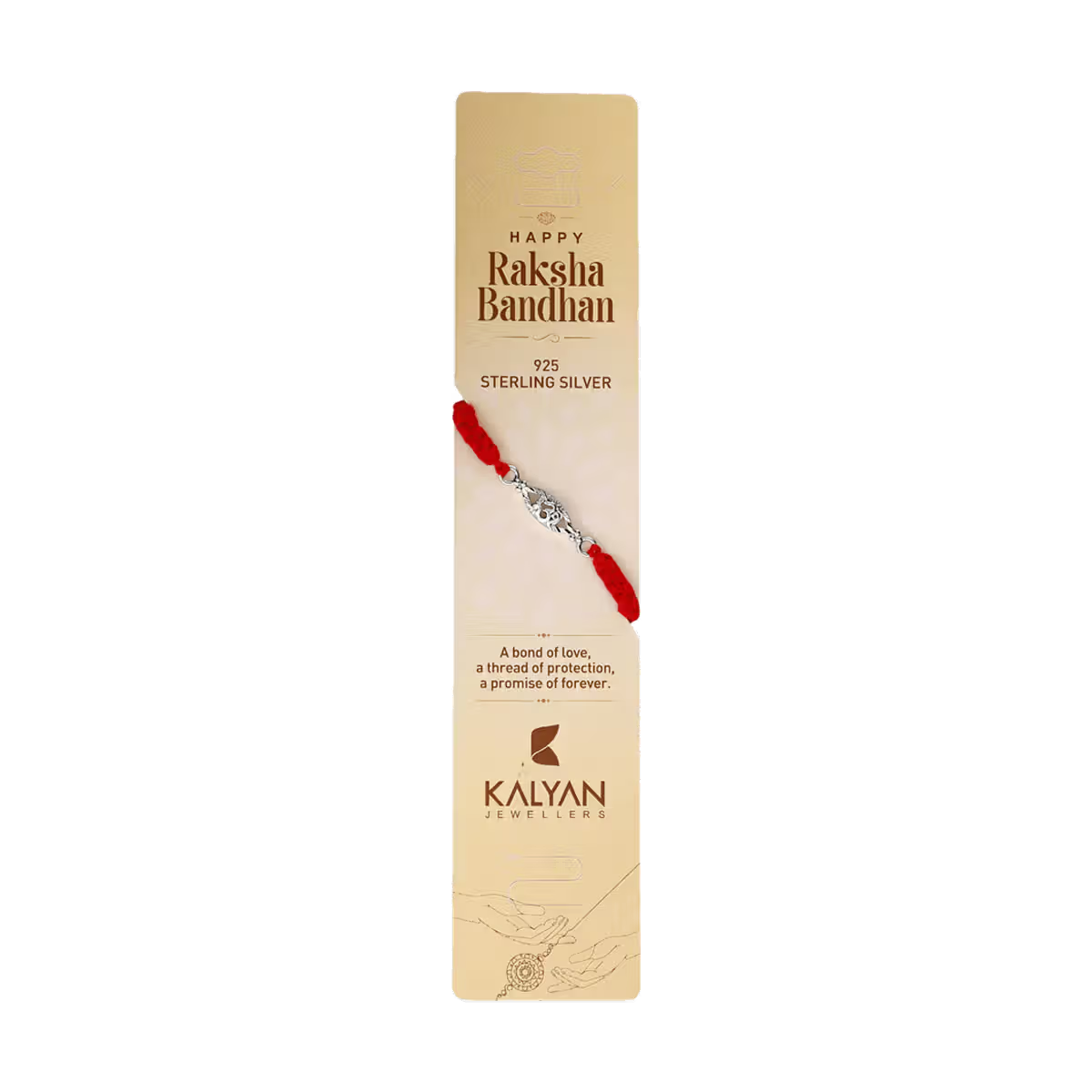 Kalyan Jewellers Evil eye - 925 Sterling silver Rakhi