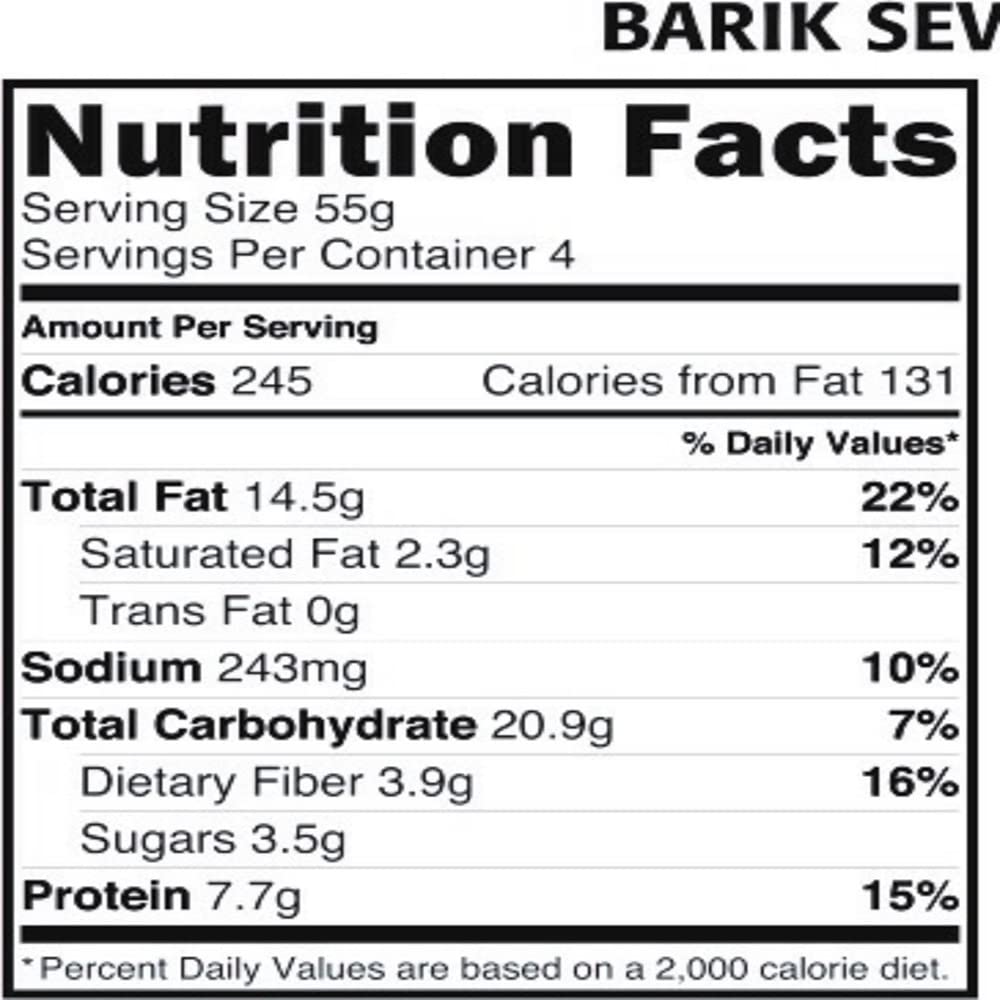 Almond House Barik Sev- 200 Grams