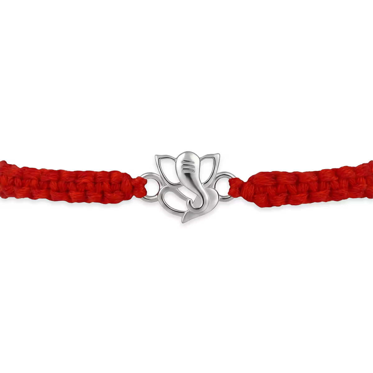 Kalyan Jewellers 925 Sterling Silver Ganesh Rakhi