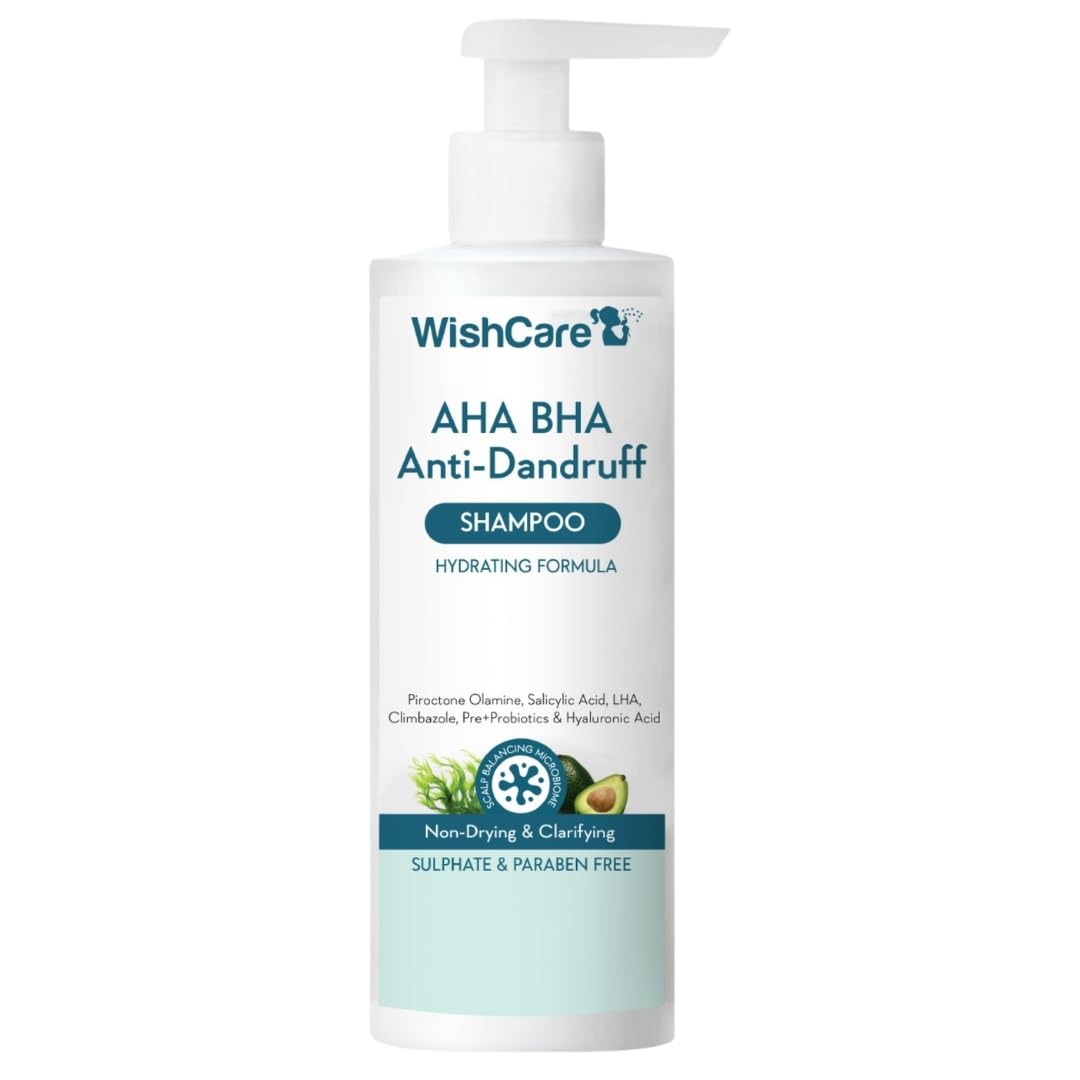 WishCare Hydrating AHA BHA Anti Dandruff Shampoo - 250ML