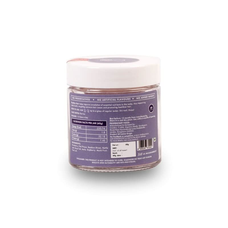 Cosmix Healthy Hair | For Healthy Scalp &amp; Hair | Biotin Booster - 60 G