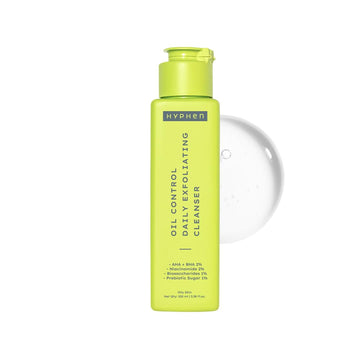 Hyphen Oil Control Face Wash with 2% AHA+BHA & Niacinamide