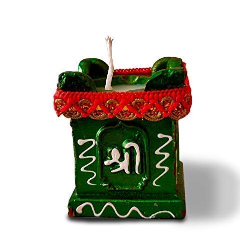 Perpetual Tulsi Diya for Diwali Decoration Handmade  4 Pcs Set
