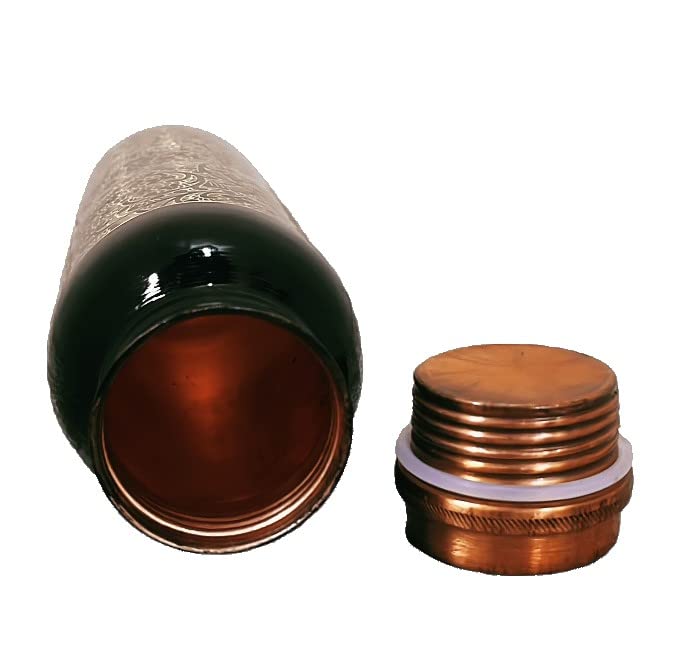 KC Pure Copper Designer Water Bottle 1000ml