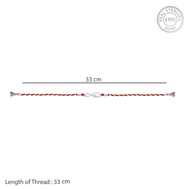 GIVA 925 Silver Sacred Om Rakhi|Raksha Bandhan Rakhi for Brother | Gift for Men &amp; Boys| With Certificate of Authenticity and 925 Stamp