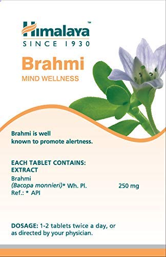 Himalaya Wellness Brahmi - 60 Tablets (Pack of 2)