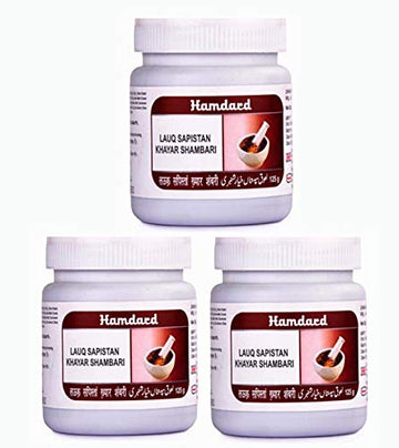 Hamdard Lauq Sapistan Khayar Shambari (125 Gm, Pack Of 3)