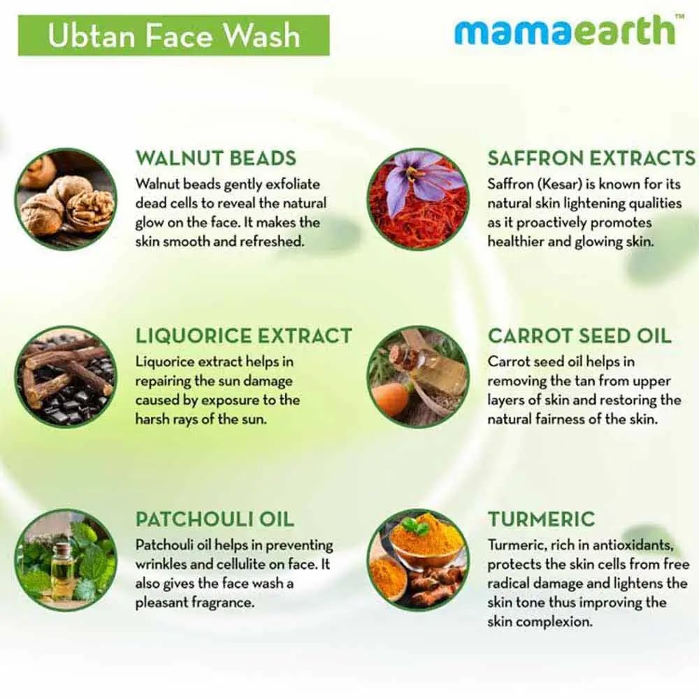 Mamaearth Bridal Facial Kit(Ubtan face Wash, Ubtan Face Mask &amp; Ubtan Face Scrub Combo)