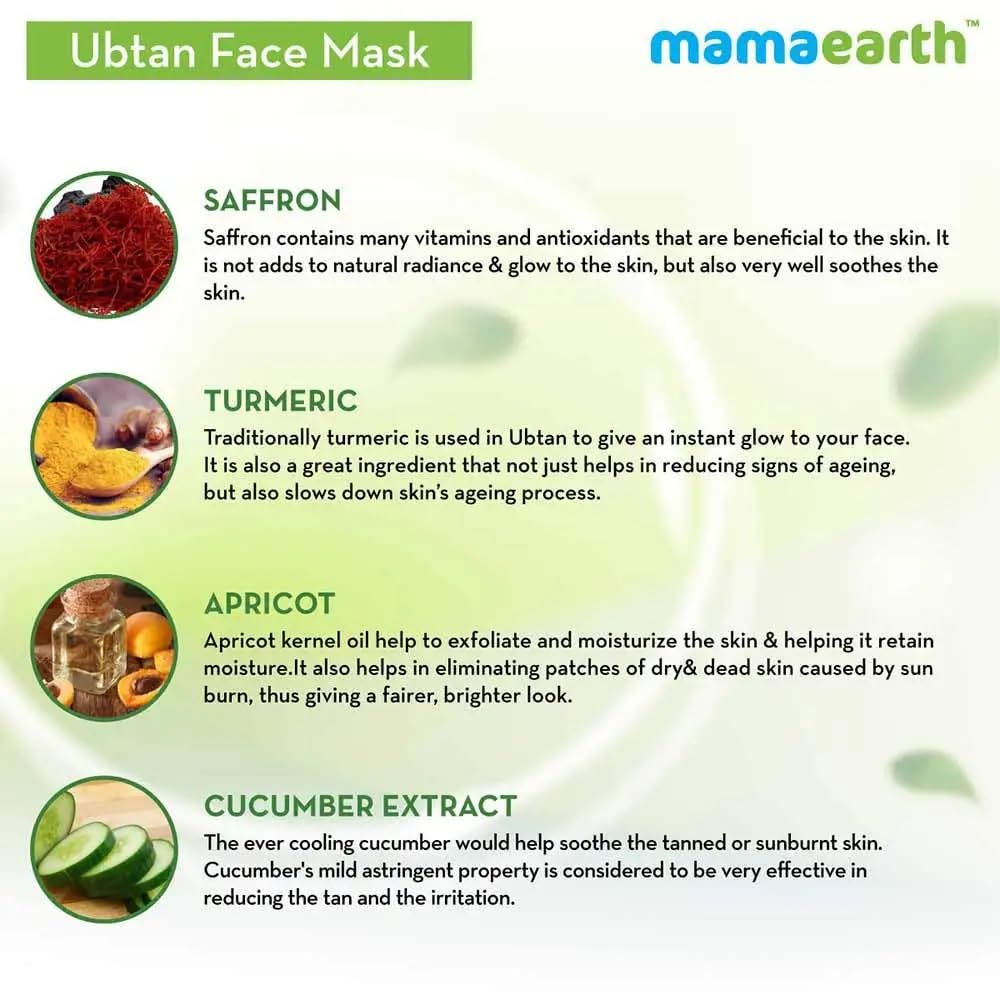 Mamaearth Bridal Facial Kit(Ubtan face Wash, Ubtan Face Mask &amp; Ubtan Face Scrub Combo)