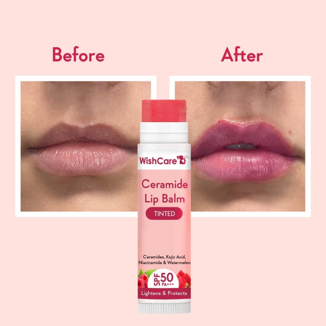 WishCare Tinted Lip Balm with SPF 50 PA+++ - 5g