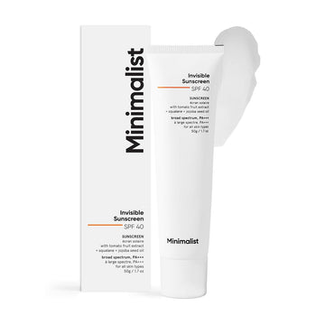 Minimalist UV Protection Invisible Sunscreen SPF 40 PA+++ for Oily Skin| 50 gm
