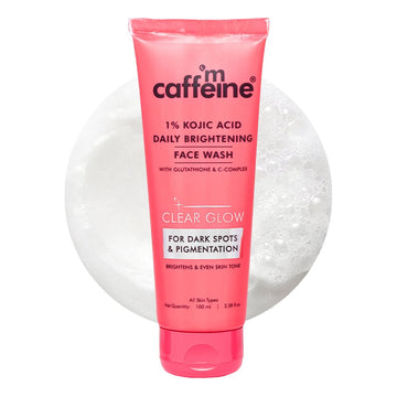 mCaffeine Kojic Acid Brightening Face Wash 100ml