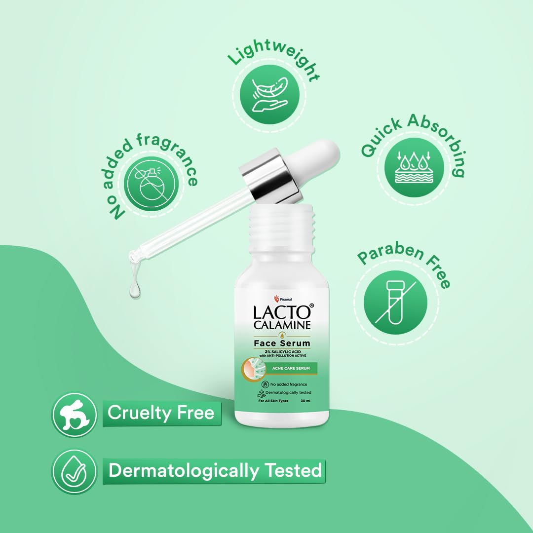 Lacto Calamine 2% Salicylic Acid Face Serum 30ml