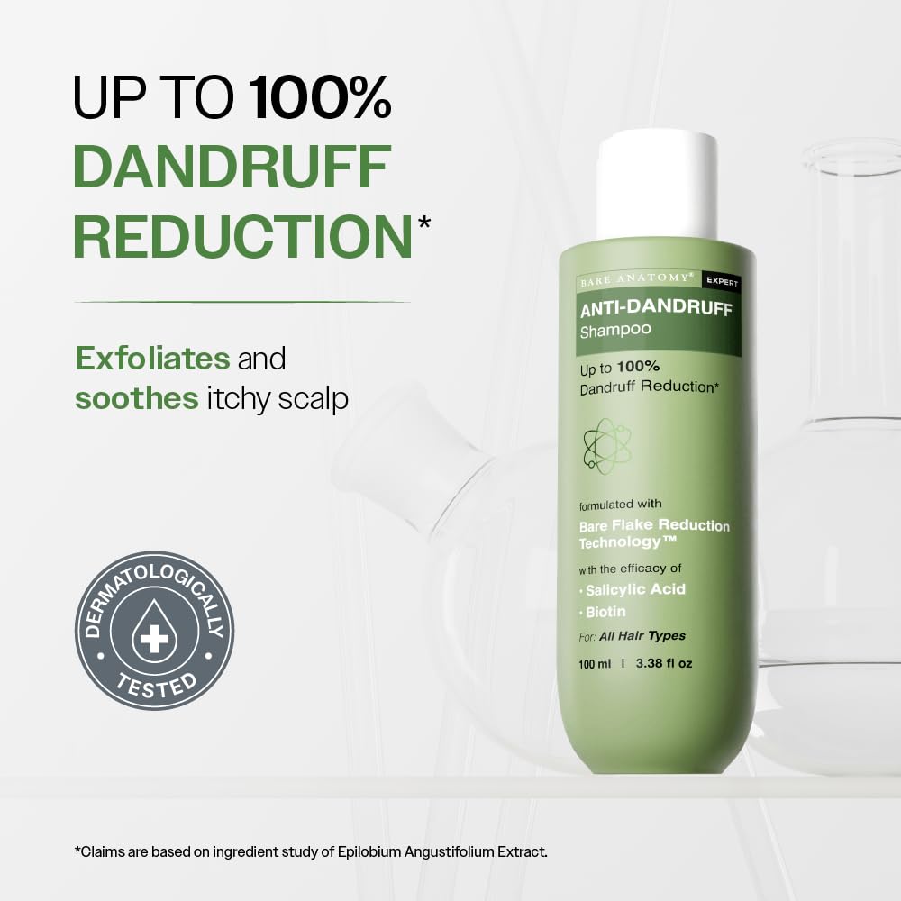 Bare Anatomy Expert Anti-Dandruff Shampoo with Salicylic Acid & Biotin - 250 ml