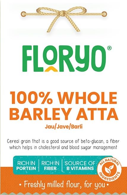 Floryo 100% Whole Barley Atta - 500g Pack