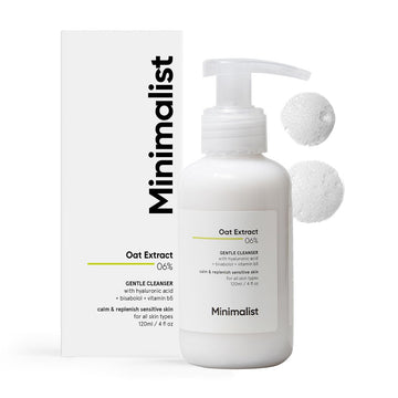 Minimalist Gentle Face Wash With 6% Oat Extract & Hyaluronic Acid | 120 ML