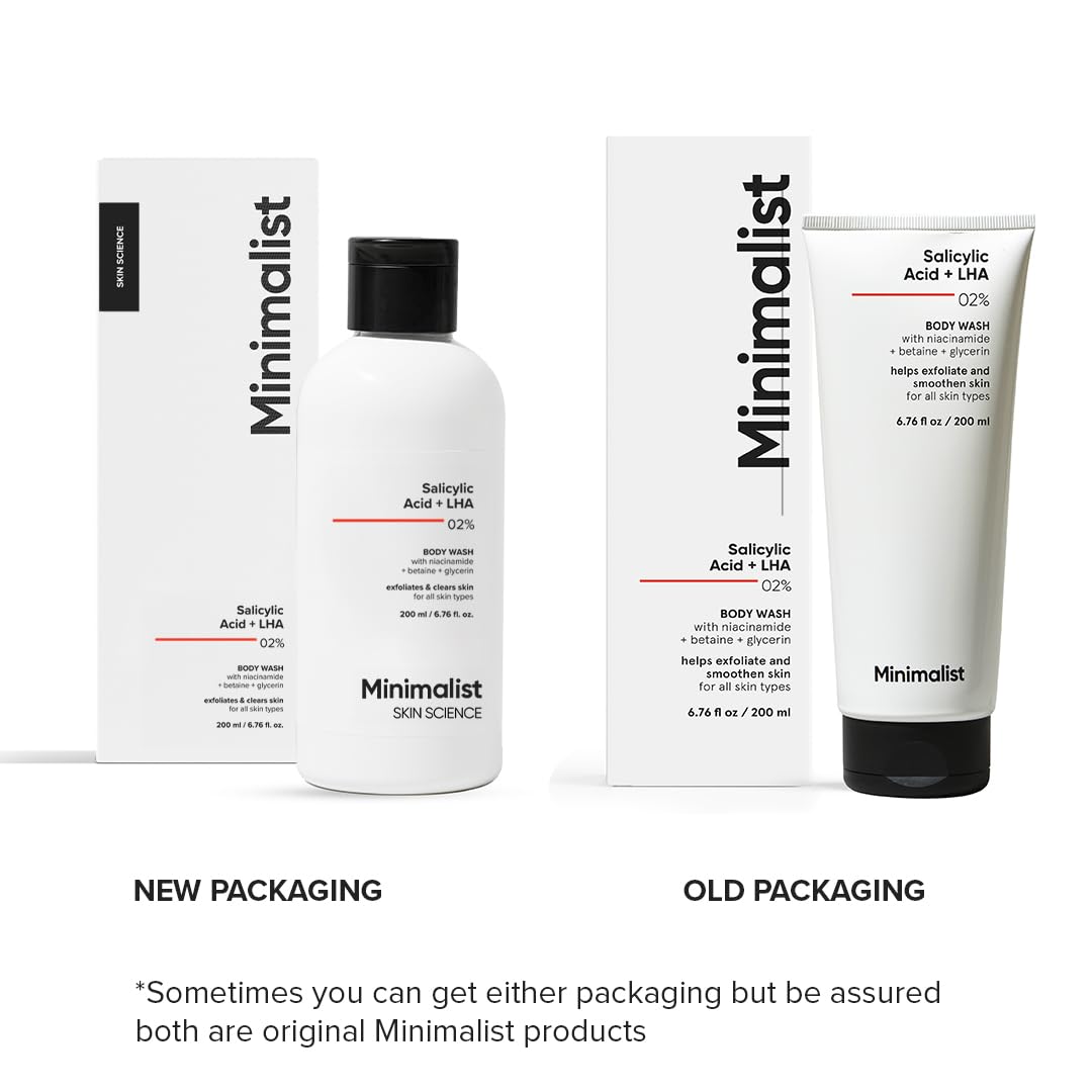 Minimalist 2% Salicylic Acid + LHA Body Wash | 200 ml